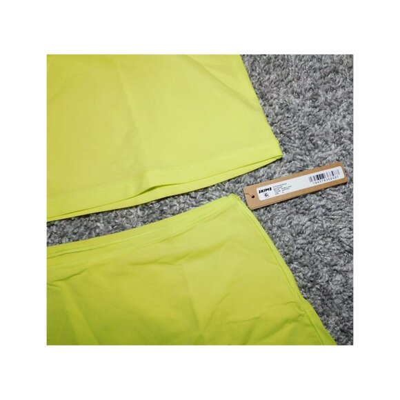 Skims Fits Everybody Boyshort & Tube Top Matching Set In Daffodil NEW Size Small - Picture 3 of 5
